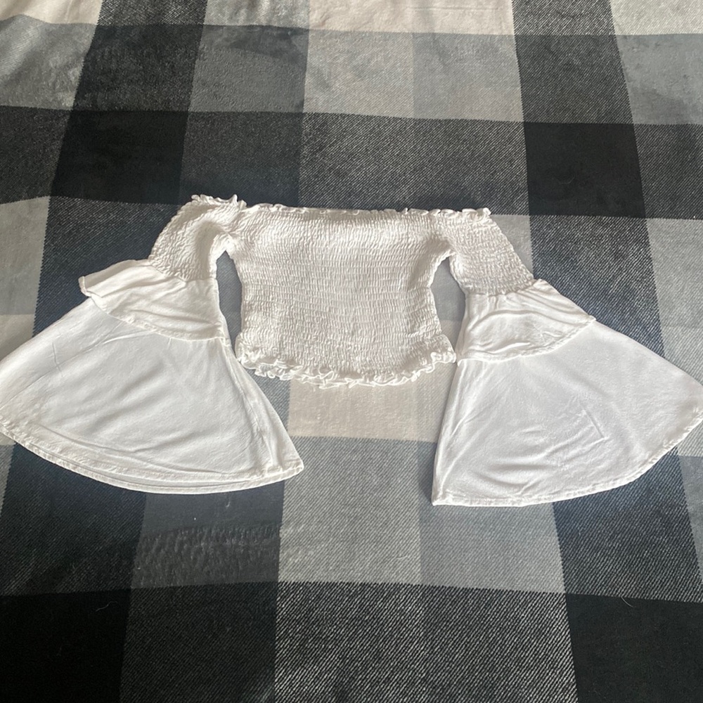 Romantic style crop top